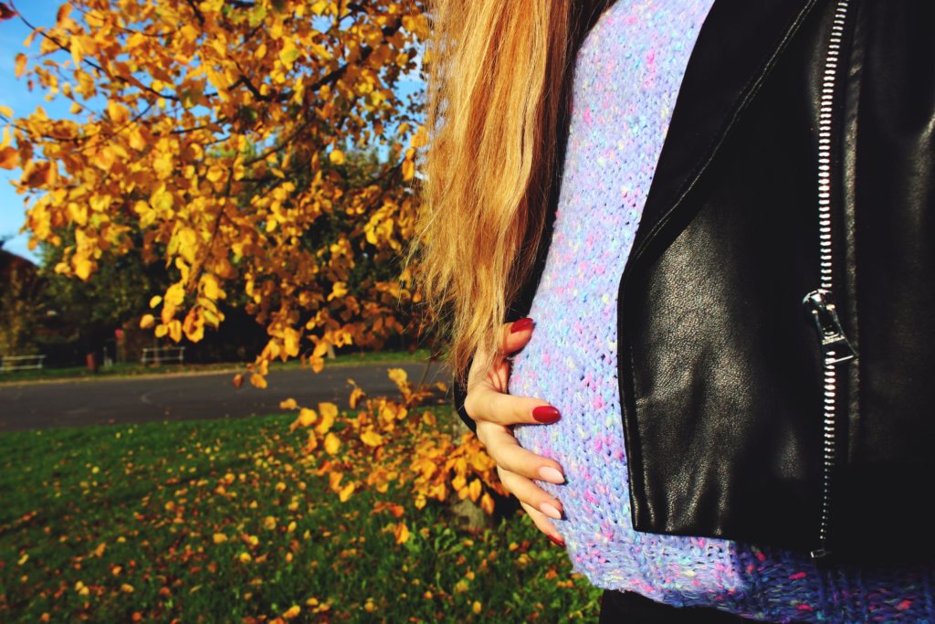 miesiąc przed porodem